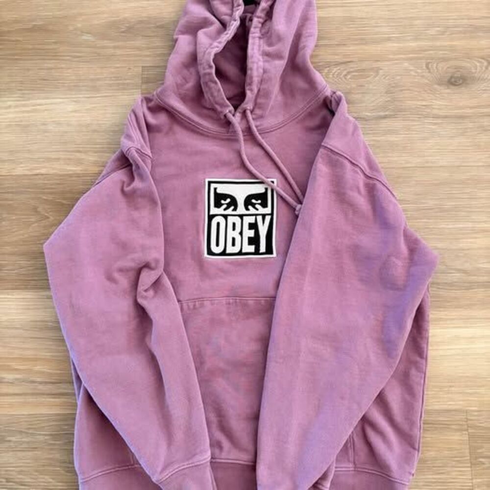 Obey Hoodie Purple/Pink Size Medium